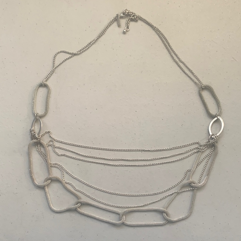 Elegant Silver Chain Necklace